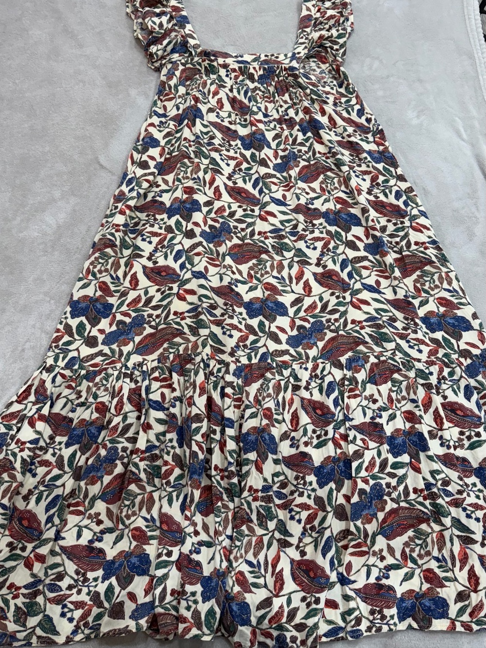 House of Harlow 1960 Floral Ruffle Maxi Dress M - Picture 3 of 12